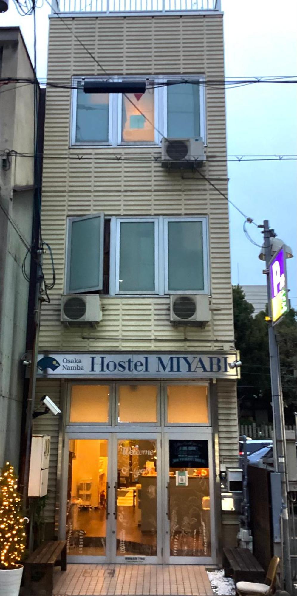Osaka Namba Hostel Miyabi Kültér fotó